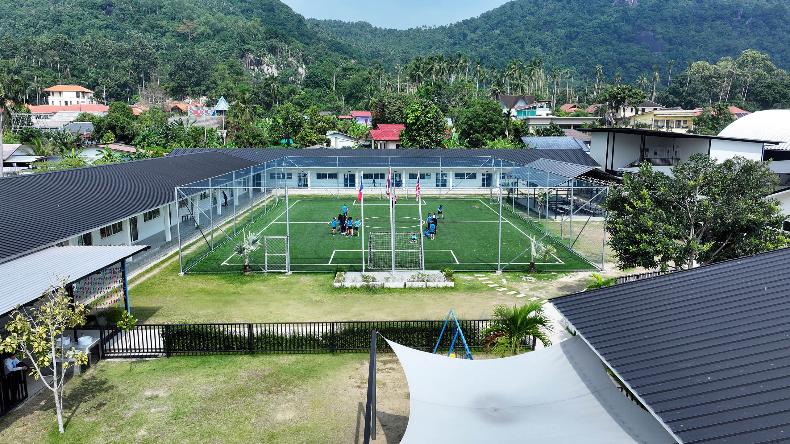 Windfield International School Aerial View Koh Samui 01 Windfield International School Aerial View Koh Samui 01